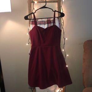 Maroon dress